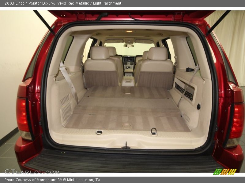 Vivid Red Metallic / Light Parchment 2003 Lincoln Aviator Luxury