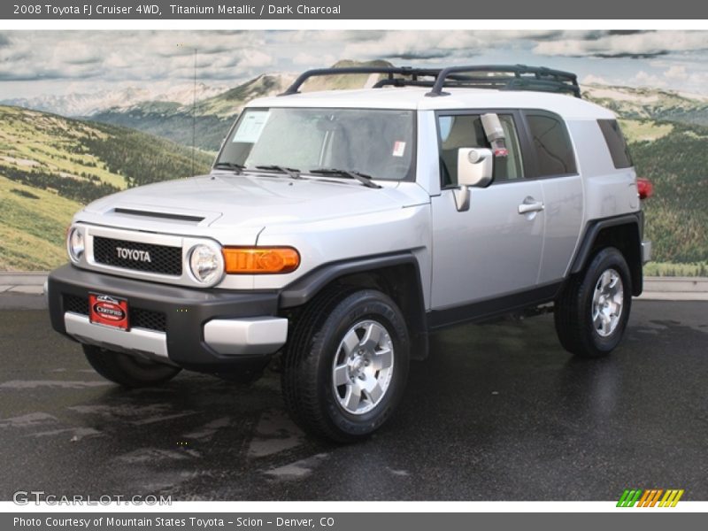 Titanium Metallic / Dark Charcoal 2008 Toyota FJ Cruiser 4WD