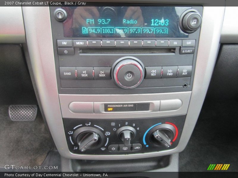 Black / Gray 2007 Chevrolet Cobalt LT Coupe