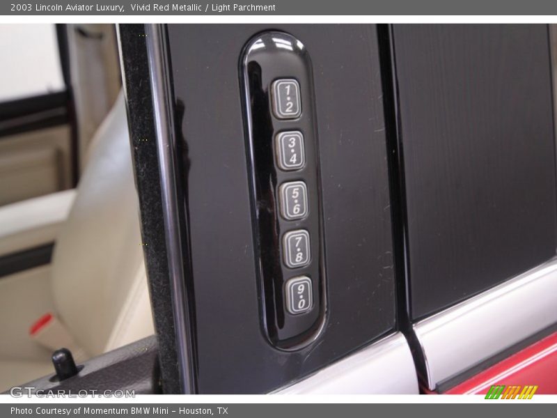 Vivid Red Metallic / Light Parchment 2003 Lincoln Aviator Luxury