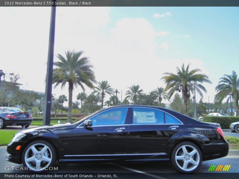Black / Black 2013 Mercedes-Benz S 550 Sedan