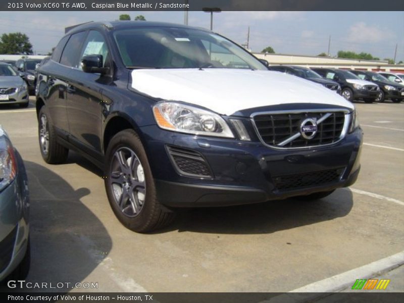 Caspian Blue Metallic / Sandstone 2013 Volvo XC60 T6 AWD