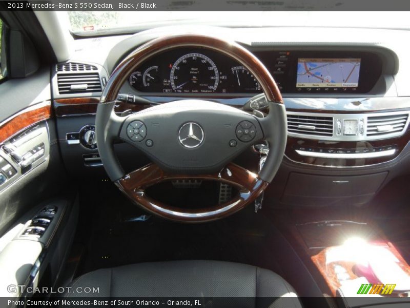 Black / Black 2013 Mercedes-Benz S 550 Sedan