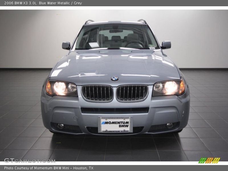 Blue Water Metallic / Grey 2006 BMW X3 3.0i