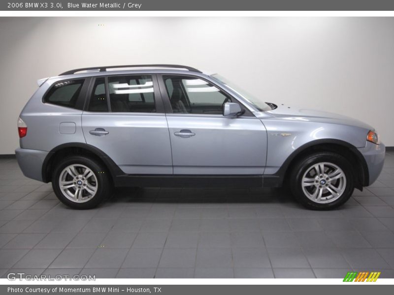 Blue Water Metallic / Grey 2006 BMW X3 3.0i