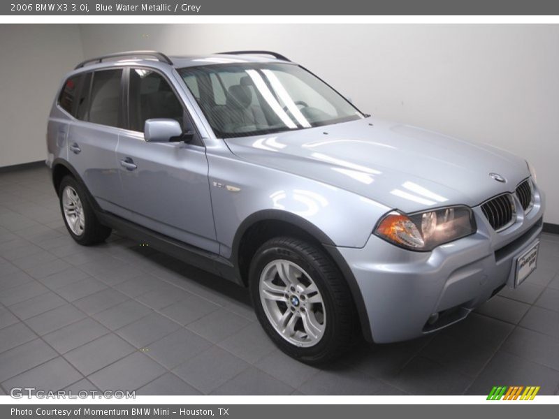 Blue Water Metallic / Grey 2006 BMW X3 3.0i