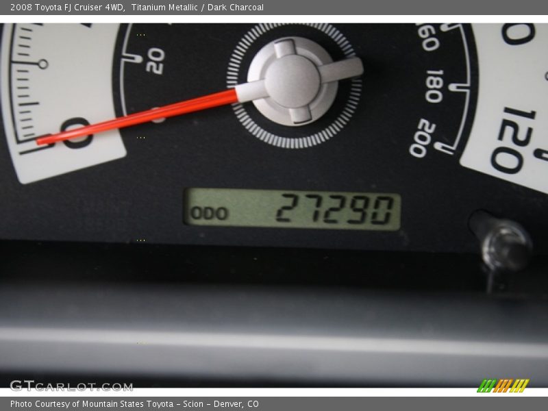 Titanium Metallic / Dark Charcoal 2008 Toyota FJ Cruiser 4WD