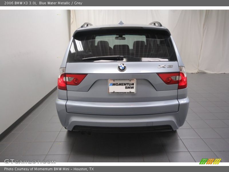 Blue Water Metallic / Grey 2006 BMW X3 3.0i