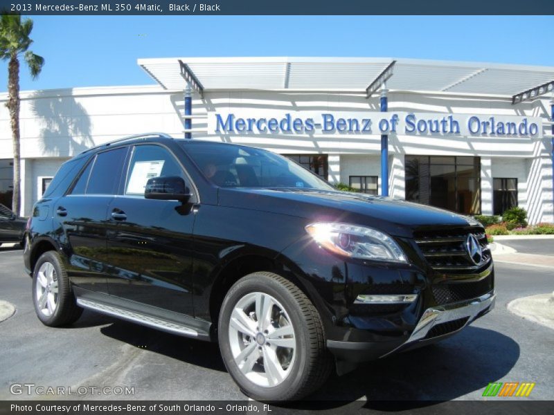 Black / Black 2013 Mercedes-Benz ML 350 4Matic