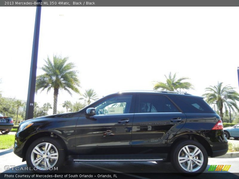 Black / Black 2013 Mercedes-Benz ML 350 4Matic
