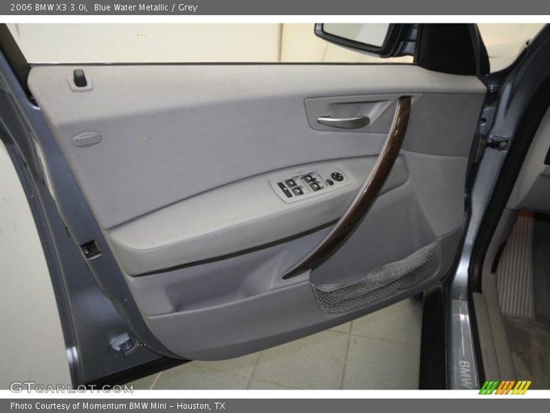 Blue Water Metallic / Grey 2006 BMW X3 3.0i