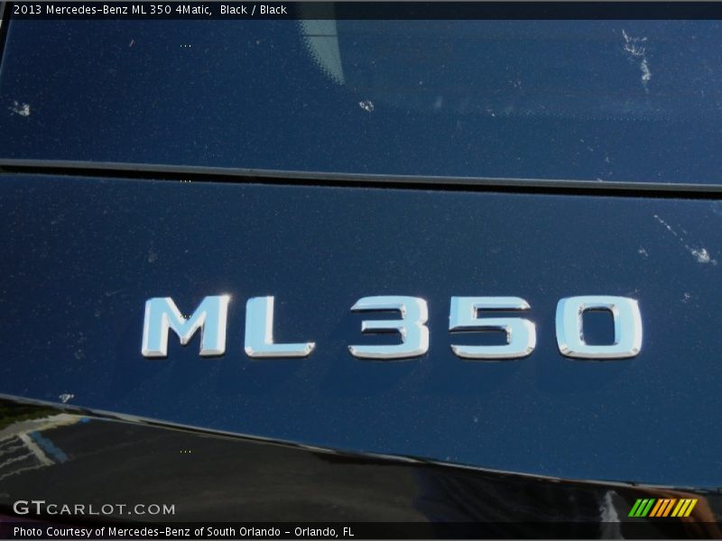 Black / Black 2013 Mercedes-Benz ML 350 4Matic