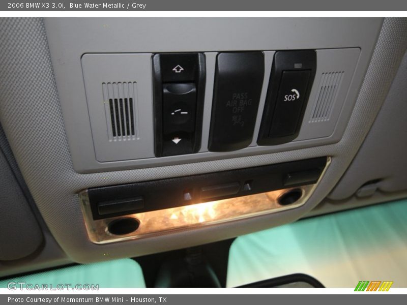 Blue Water Metallic / Grey 2006 BMW X3 3.0i