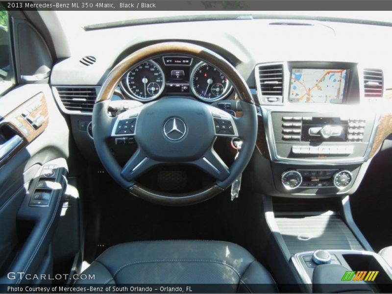 Black / Black 2013 Mercedes-Benz ML 350 4Matic