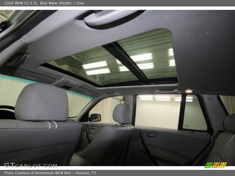 Blue Water Metallic / Grey 2006 BMW X3 3.0i