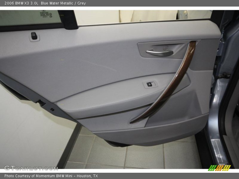 Blue Water Metallic / Grey 2006 BMW X3 3.0i