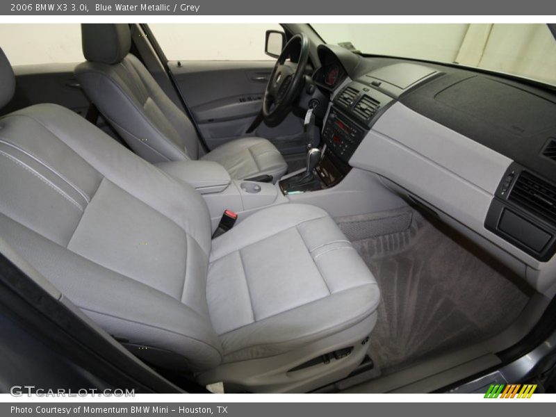 Blue Water Metallic / Grey 2006 BMW X3 3.0i