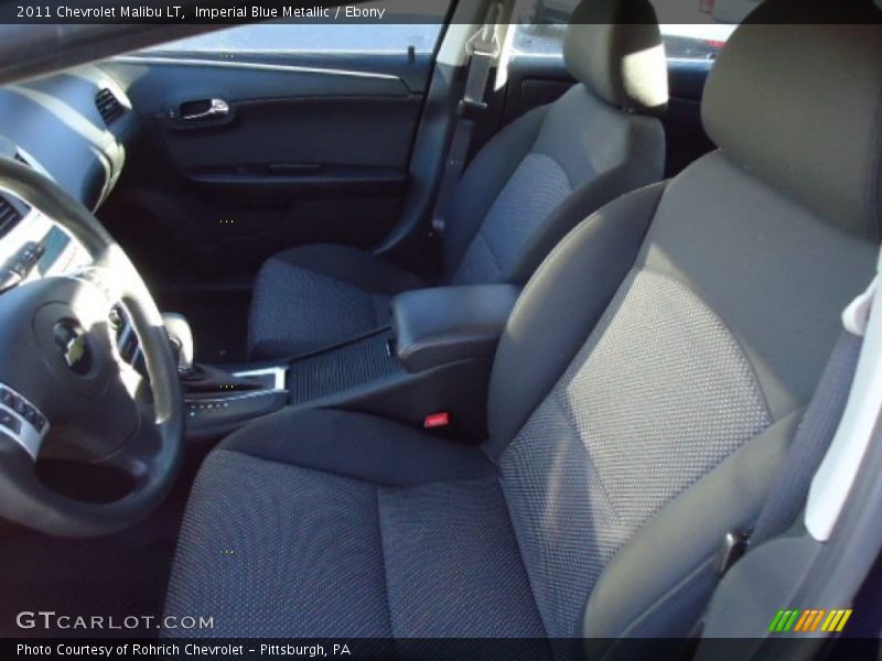 Imperial Blue Metallic / Ebony 2011 Chevrolet Malibu LT