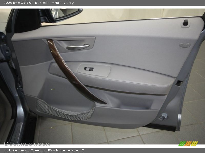 Blue Water Metallic / Grey 2006 BMW X3 3.0i