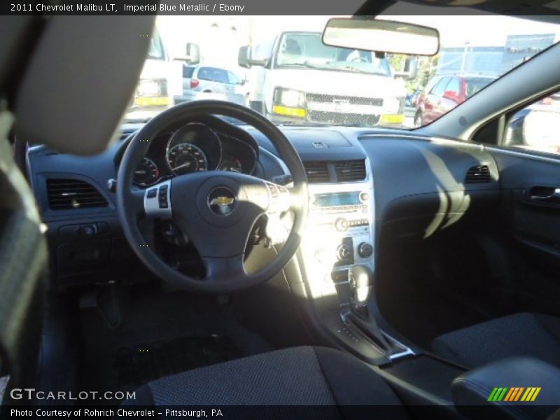 Imperial Blue Metallic / Ebony 2011 Chevrolet Malibu LT