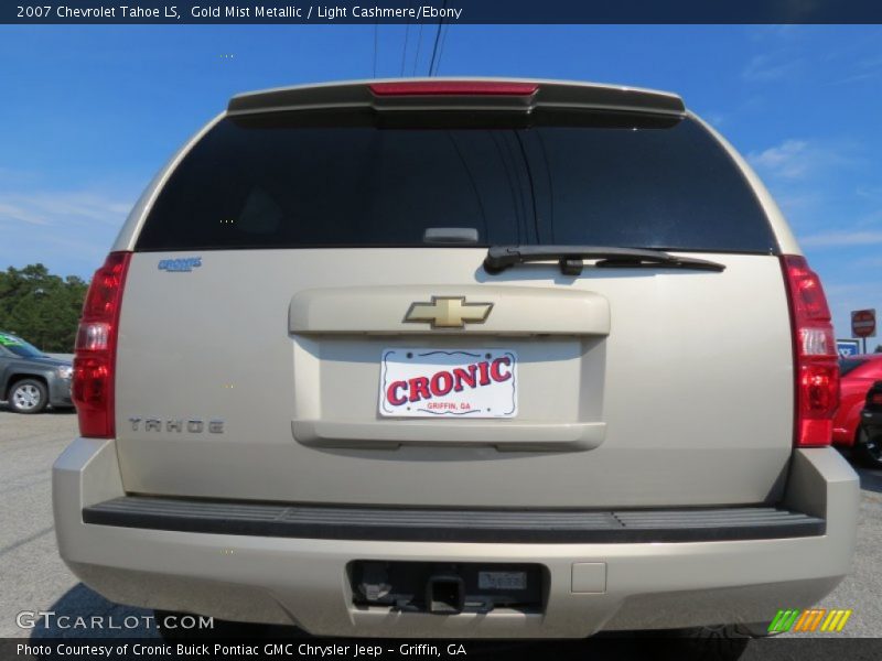 Gold Mist Metallic / Light Cashmere/Ebony 2007 Chevrolet Tahoe LS