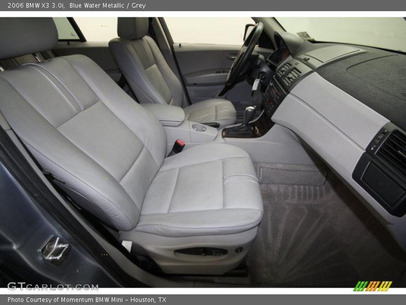 Blue Water Metallic / Grey 2006 BMW X3 3.0i