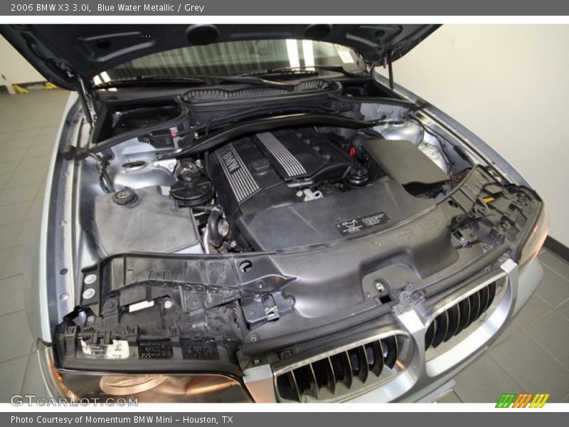 Blue Water Metallic / Grey 2006 BMW X3 3.0i