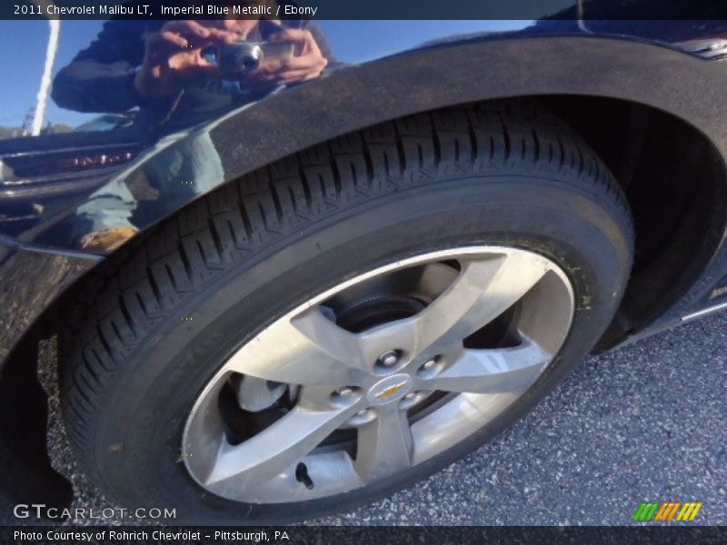 Imperial Blue Metallic / Ebony 2011 Chevrolet Malibu LT