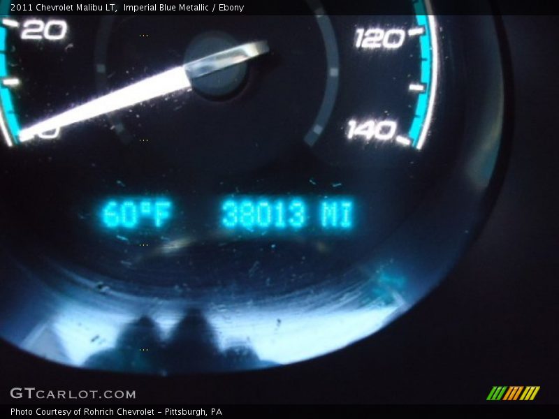 Imperial Blue Metallic / Ebony 2011 Chevrolet Malibu LT
