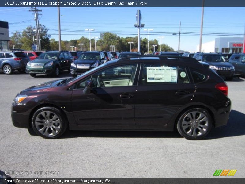  2013 Impreza 2.0i Sport Limited 5 Door Deep Cherry Red Pearl