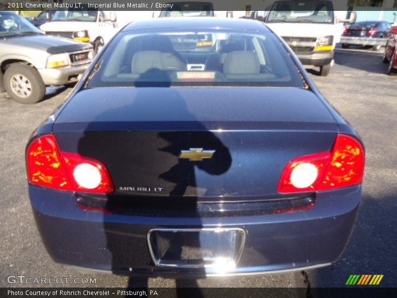 Imperial Blue Metallic / Ebony 2011 Chevrolet Malibu LT