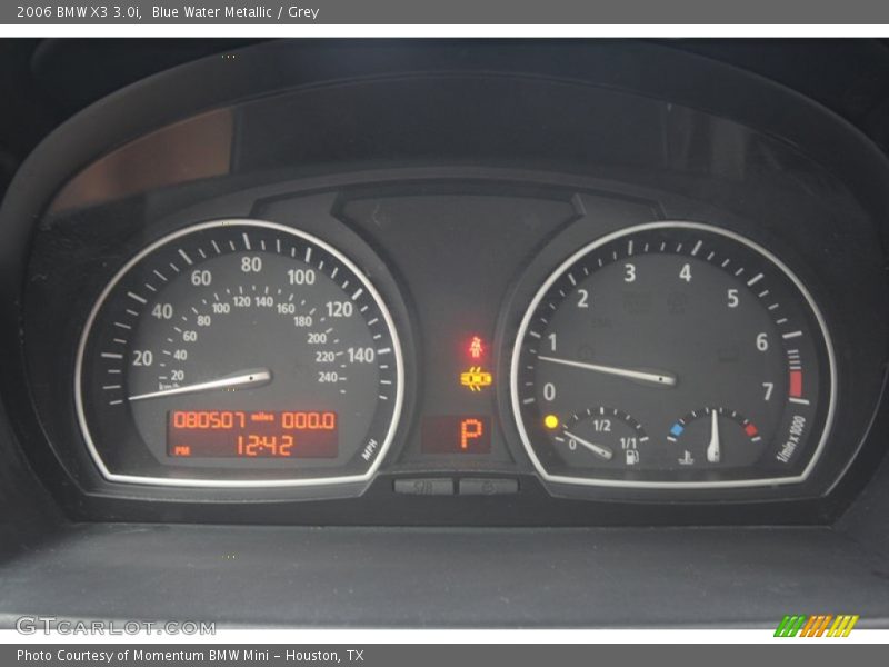  2006 X3 3.0i 3.0i Gauges