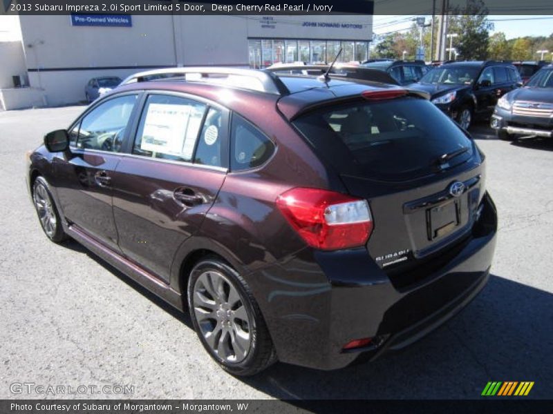 Deep Cherry Red Pearl / Ivory 2013 Subaru Impreza 2.0i Sport Limited 5 Door