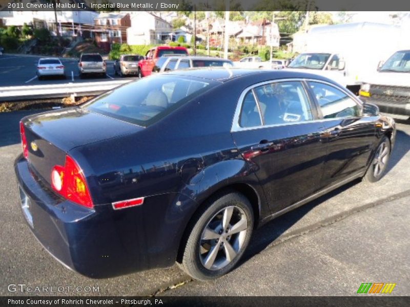 Imperial Blue Metallic / Ebony 2011 Chevrolet Malibu LT