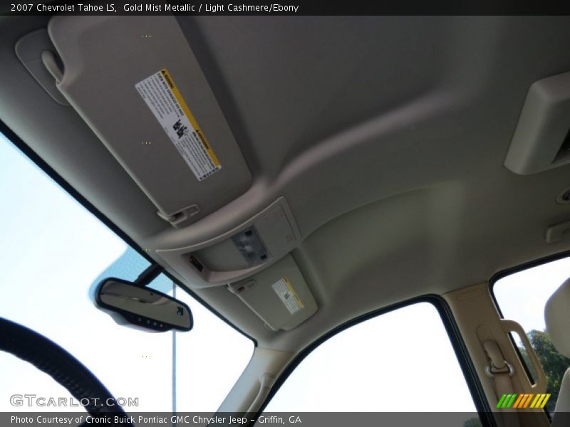 Gold Mist Metallic / Light Cashmere/Ebony 2007 Chevrolet Tahoe LS