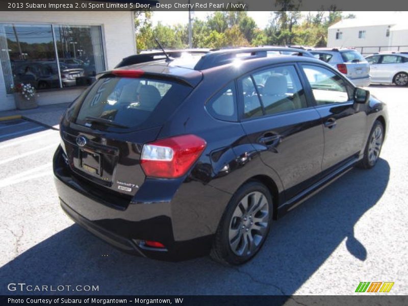 Deep Cherry Red Pearl / Ivory 2013 Subaru Impreza 2.0i Sport Limited 5 Door