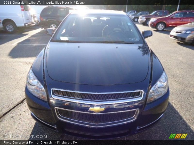 Imperial Blue Metallic / Ebony 2011 Chevrolet Malibu LT