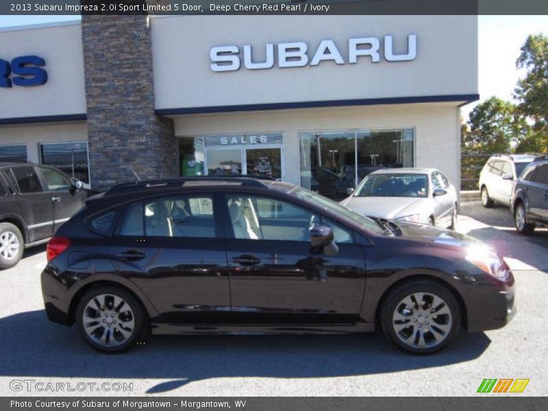 Deep Cherry Red Pearl / Ivory 2013 Subaru Impreza 2.0i Sport Limited 5 Door