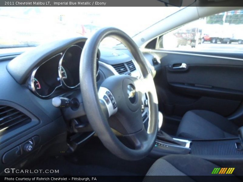 Imperial Blue Metallic / Ebony 2011 Chevrolet Malibu LT