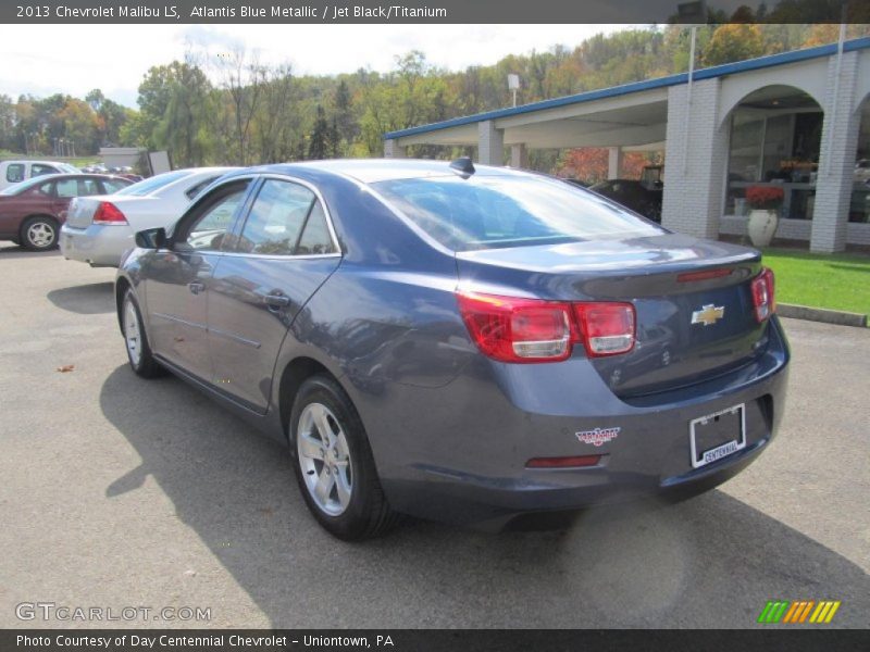 Atlantis Blue Metallic / Jet Black/Titanium 2013 Chevrolet Malibu LS
