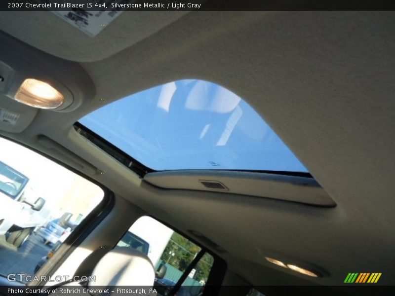 Silverstone Metallic / Light Gray 2007 Chevrolet TrailBlazer LS 4x4