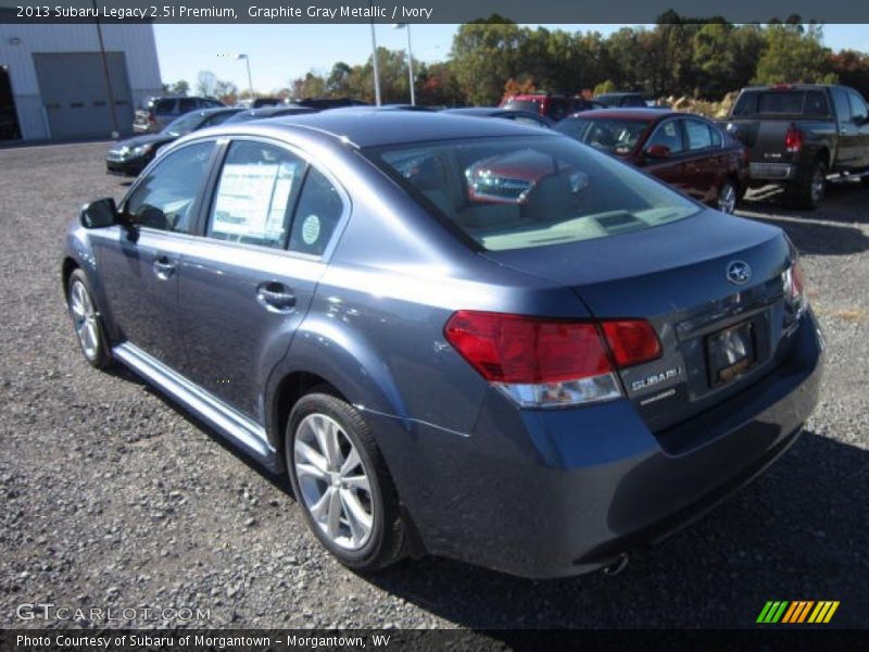 Graphite Gray Metallic / Ivory 2013 Subaru Legacy 2.5i Premium