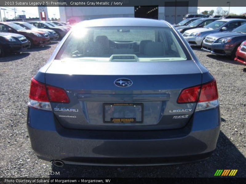 Graphite Gray Metallic / Ivory 2013 Subaru Legacy 2.5i Premium