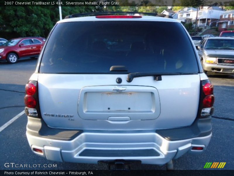 Silverstone Metallic / Light Gray 2007 Chevrolet TrailBlazer LS 4x4
