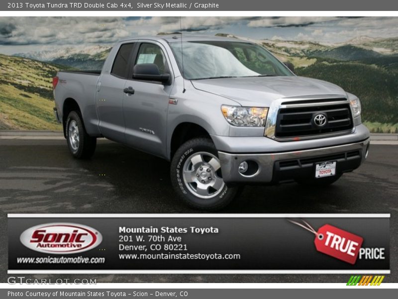 Silver Sky Metallic / Graphite 2013 Toyota Tundra TRD Double Cab 4x4