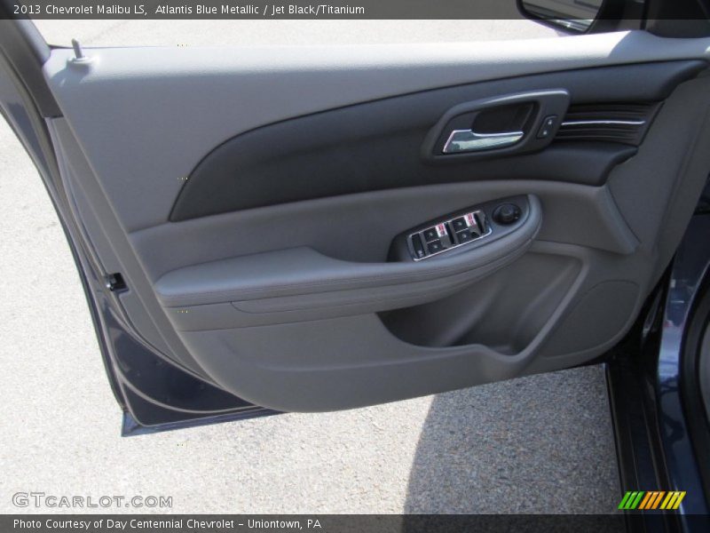 Atlantis Blue Metallic / Jet Black/Titanium 2013 Chevrolet Malibu LS