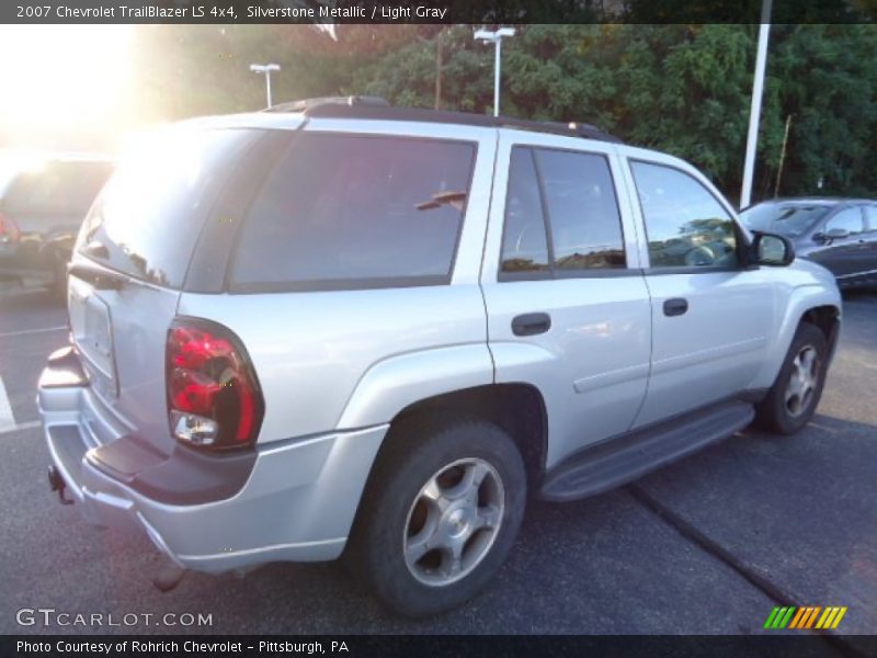Silverstone Metallic / Light Gray 2007 Chevrolet TrailBlazer LS 4x4