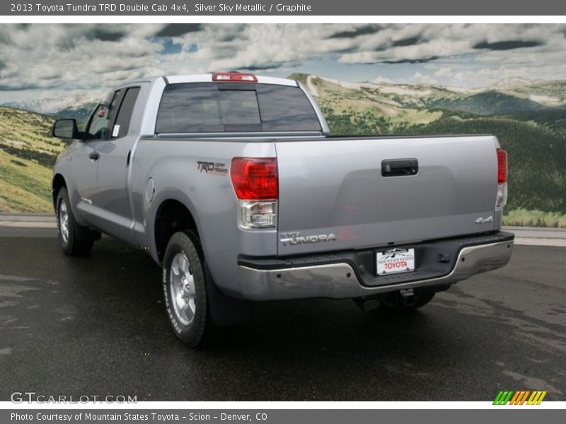 Silver Sky Metallic / Graphite 2013 Toyota Tundra TRD Double Cab 4x4