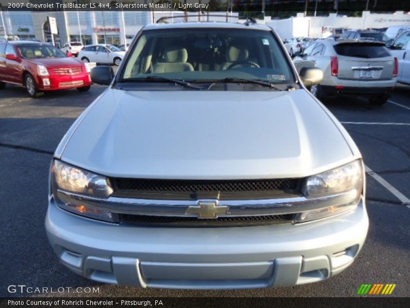 Silverstone Metallic / Light Gray 2007 Chevrolet TrailBlazer LS 4x4