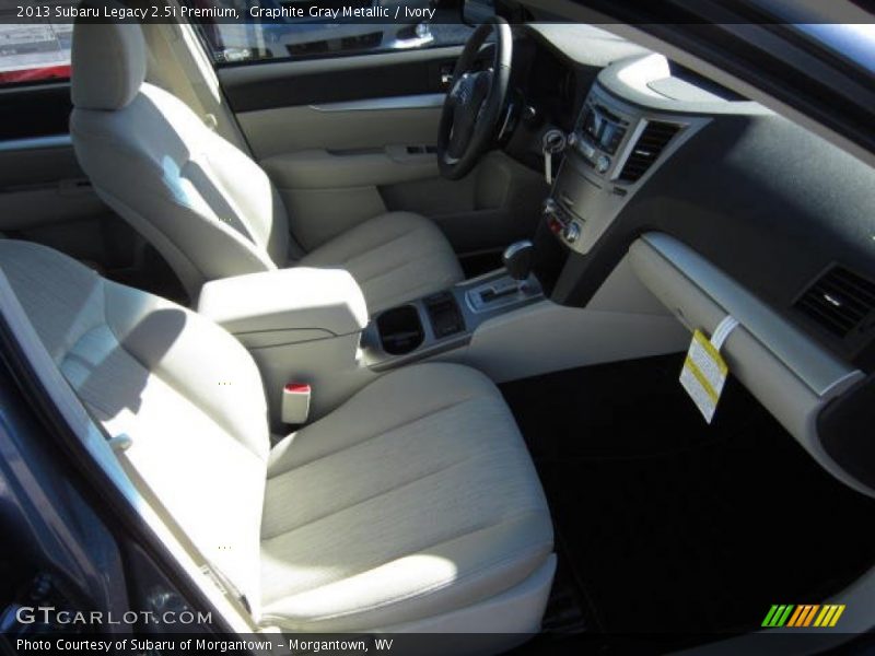 Graphite Gray Metallic / Ivory 2013 Subaru Legacy 2.5i Premium